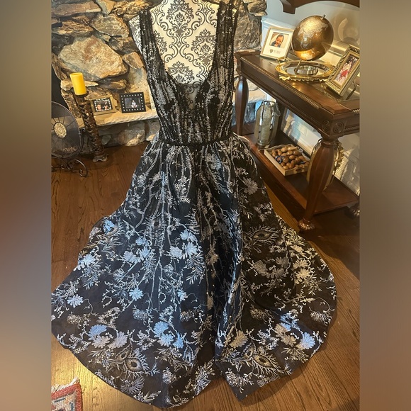 Romance Couture sequin and chiffon long puffy gown size 16 women NWOT fits sz 8 Romance Couture sequin and chiffon long puffy gown size 16 women NWOT fits sz 8